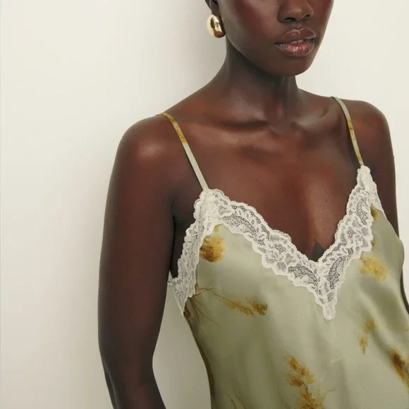 Reformation | Dresses | Reformation Marina Silk Dress Golden Hour 